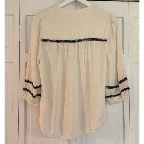 Matilda Jane Good Hart white embroidered peasant blouse small - Picture 10 of 10